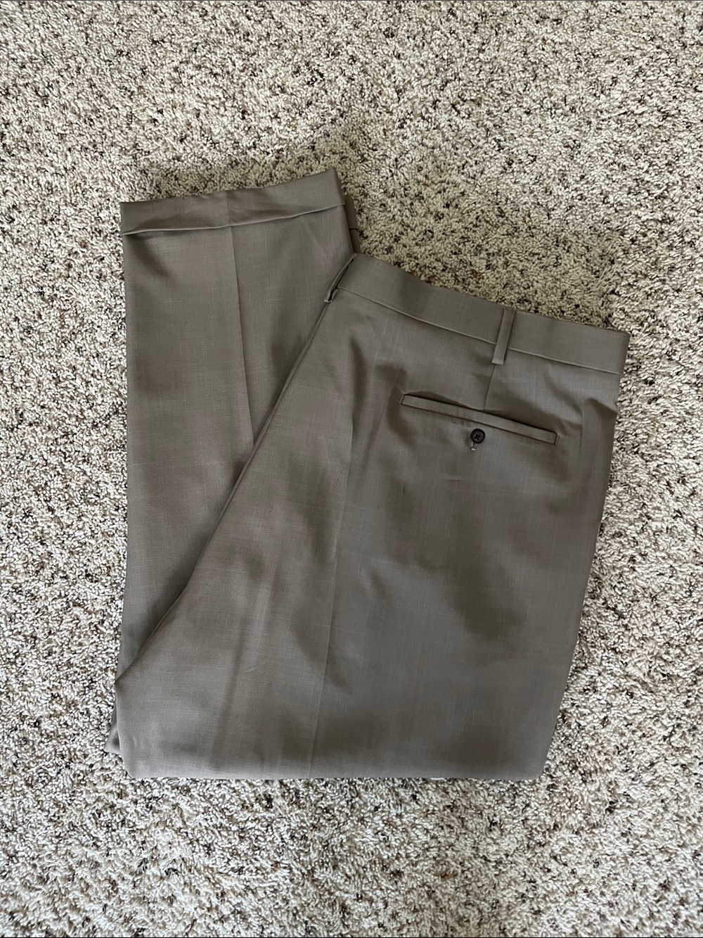 Van Heusen Men’s Pleated Cuffed Dress Pants – Big & Tall 48/50